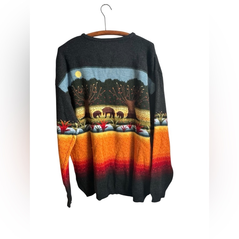 Dreams by Tuoriniemi  Bear sweater, merino wool size XXL - Picture 2 of 7